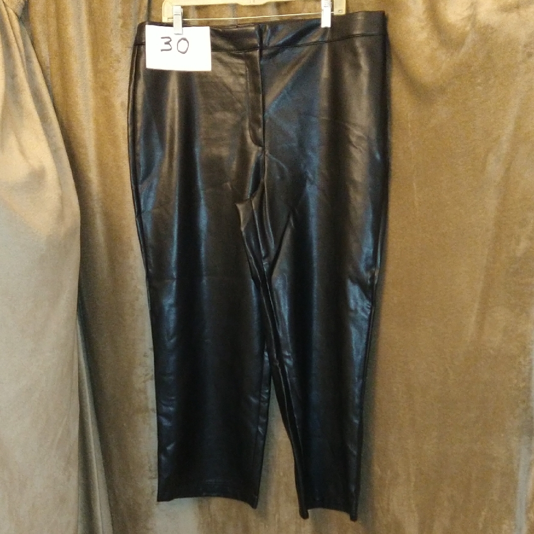 Men's Black Pants, Size Xl